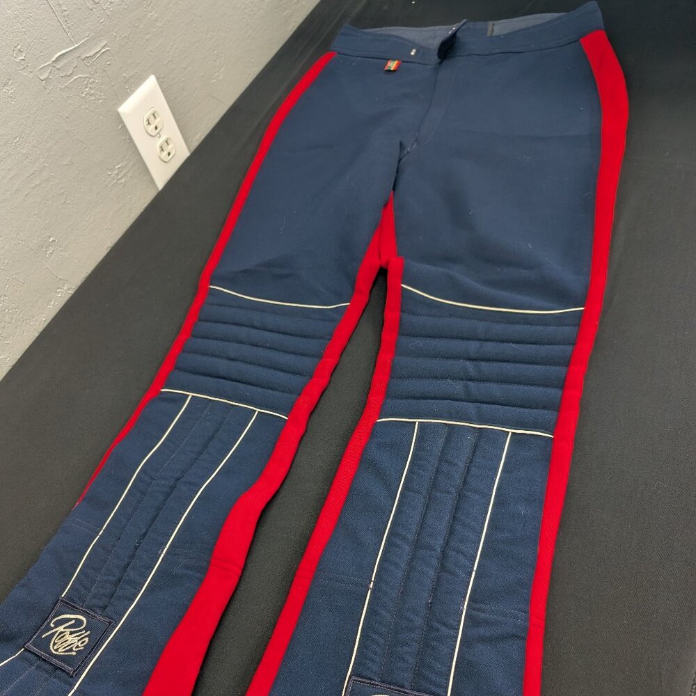 Vintage ROFFE Snow Ski Pants Padded Racing Stretch USA Women's Large